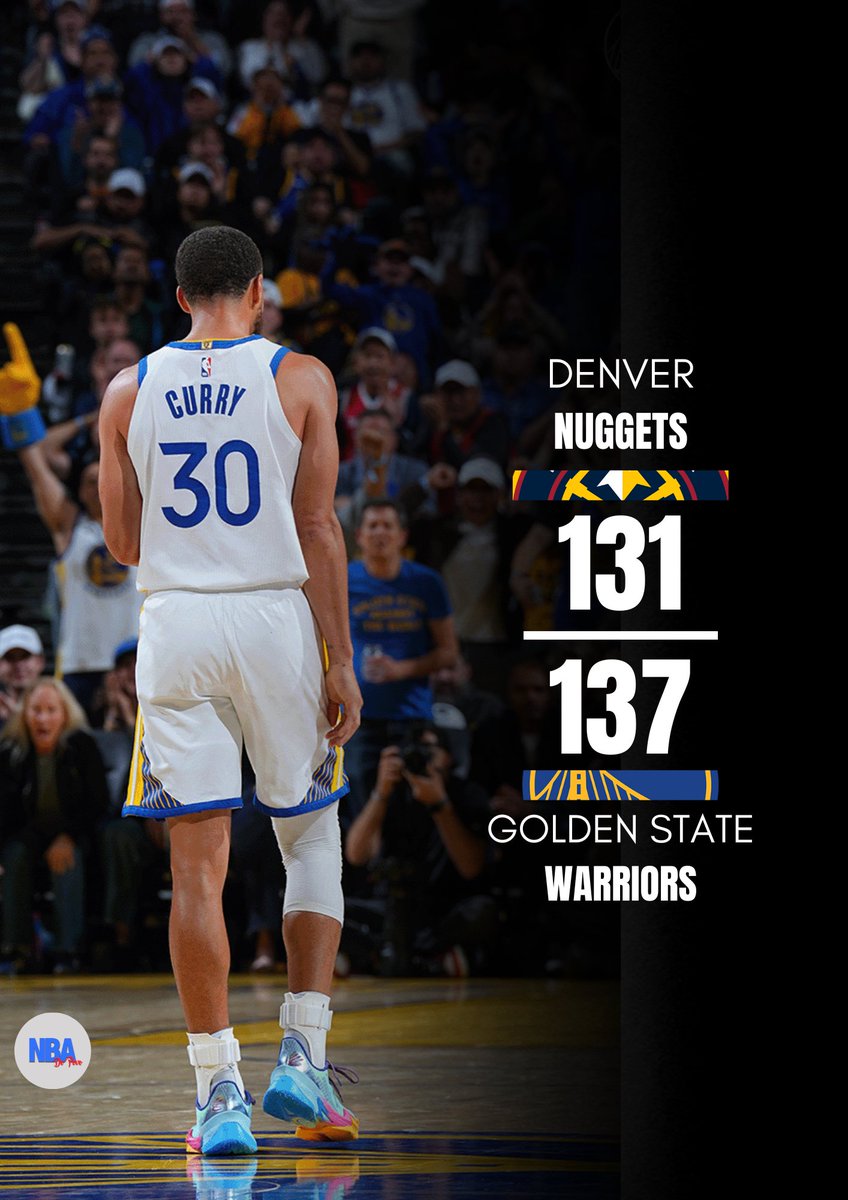 NBAdoPovo's tweet image. ACONTECEU

STEPHEN CURRY CARREGA NO 4Q E NA PRORROGAÇÃO E O GOLDEN STATE WARRIORS ABRE 2-0 NA TEMPORADA