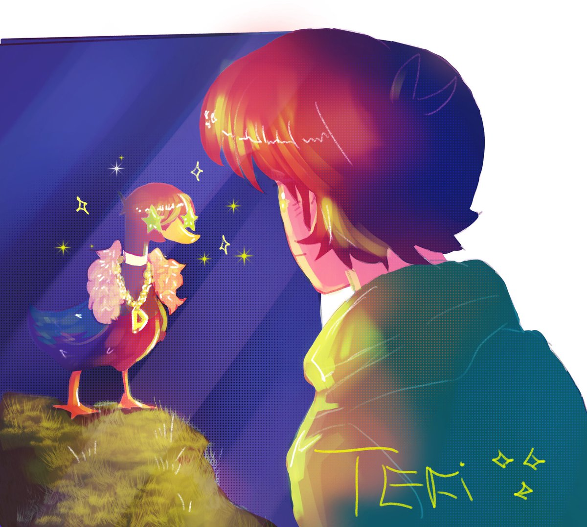 Tefi3diamond's tweet photo. Day 23✨A cool duck  #eddtober2025 #fanart #eddsworld #eddsworldfanart https://t.co/SnuxJG19p8