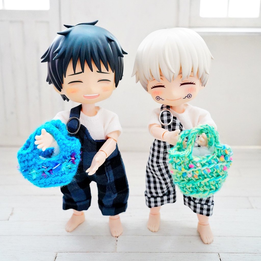 super cuteなバッグを買ってもらった2人💙💚

🧶👜とこ様<a href="/tohko_hitsuji/">とこ🧶ヒツジトウコン</a>