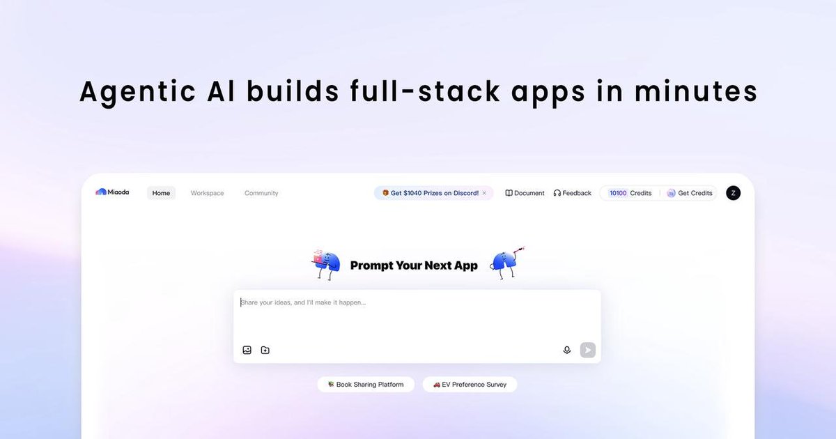 ShawnZhu_MeDo's tweet image. MeDo's new version is live at medo.dev! 
Let's build apps & websites effortlessly with no code. Try it now! 👆
#MeDoJourney #NoCodeAI