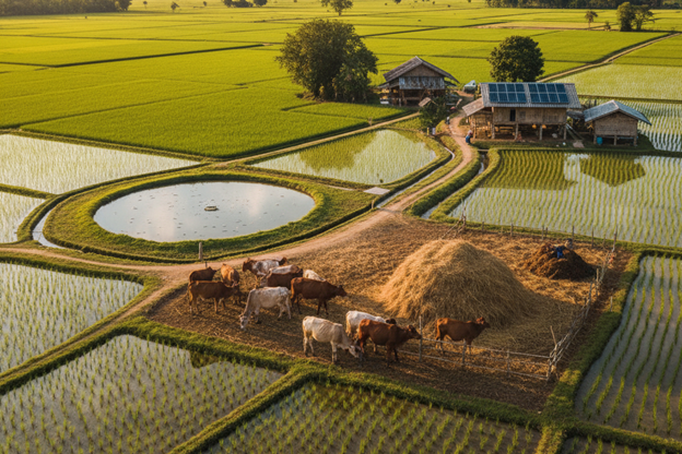 Southeast Asia’s agriculture is on the climate front lines. The solution? Circular agriculture. See how integrating crops and livestock builds dual resilience – biological and social – for farmers. A model for sustainability.

stratsea.com/circular-agric…