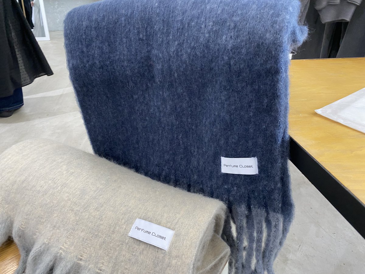 Perfume closet マフラー　Navy Perfume Closet#10 💫New Item マフラー 2025.10.24発売💙🩷 💫Perfume
