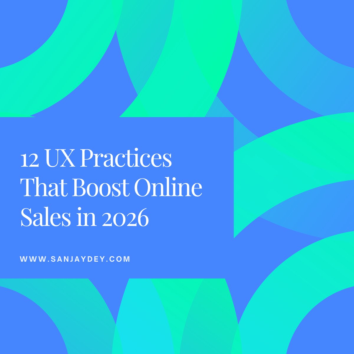 deysanjay74's tweet image. Boost your online sales in 2026 with these 12 UX practices! From clear navigation to fast pages, learn how to reduce friction and increase conversions. Don't let poor UX cost you $4.6 trillion in abandoned carts.  #UX #Ecommerce #OnlineSales

sanjaydey.com/ux-practices-t…