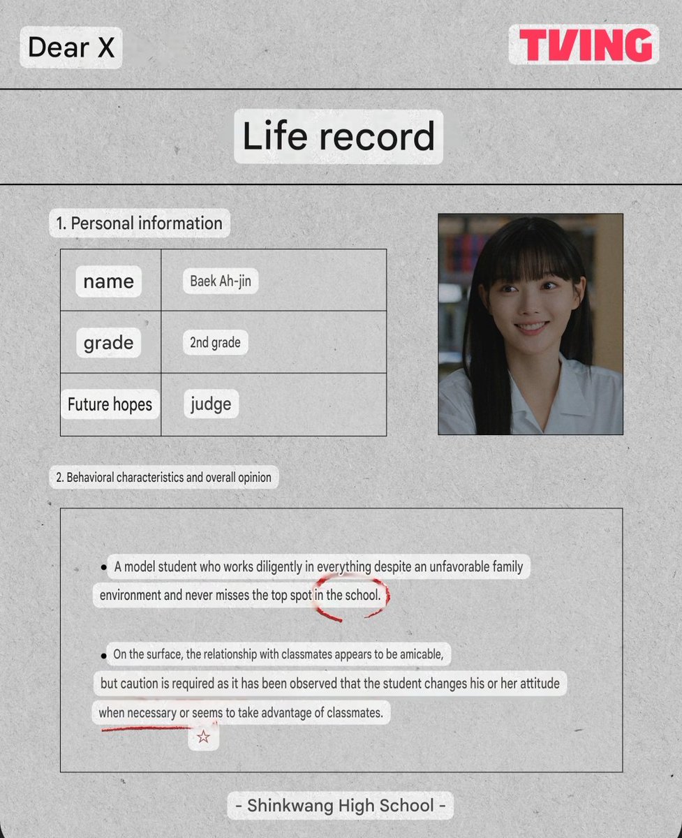 #DearX #BaekAhJin
#KIMYOUJUNG #KimYooJung