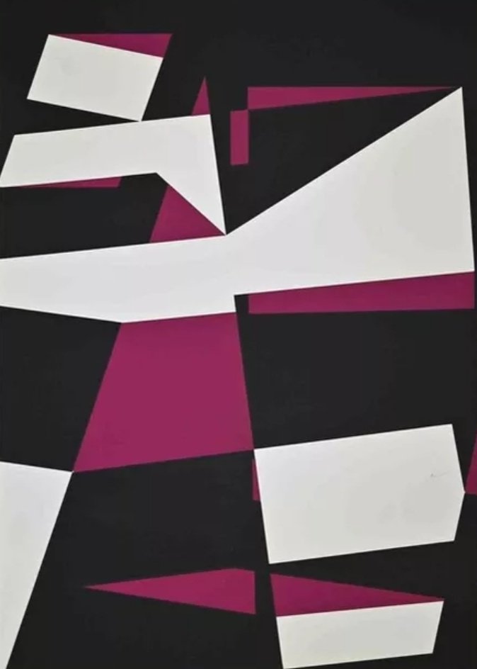 Violet Composition by Umberto Maria Casotti (1971)