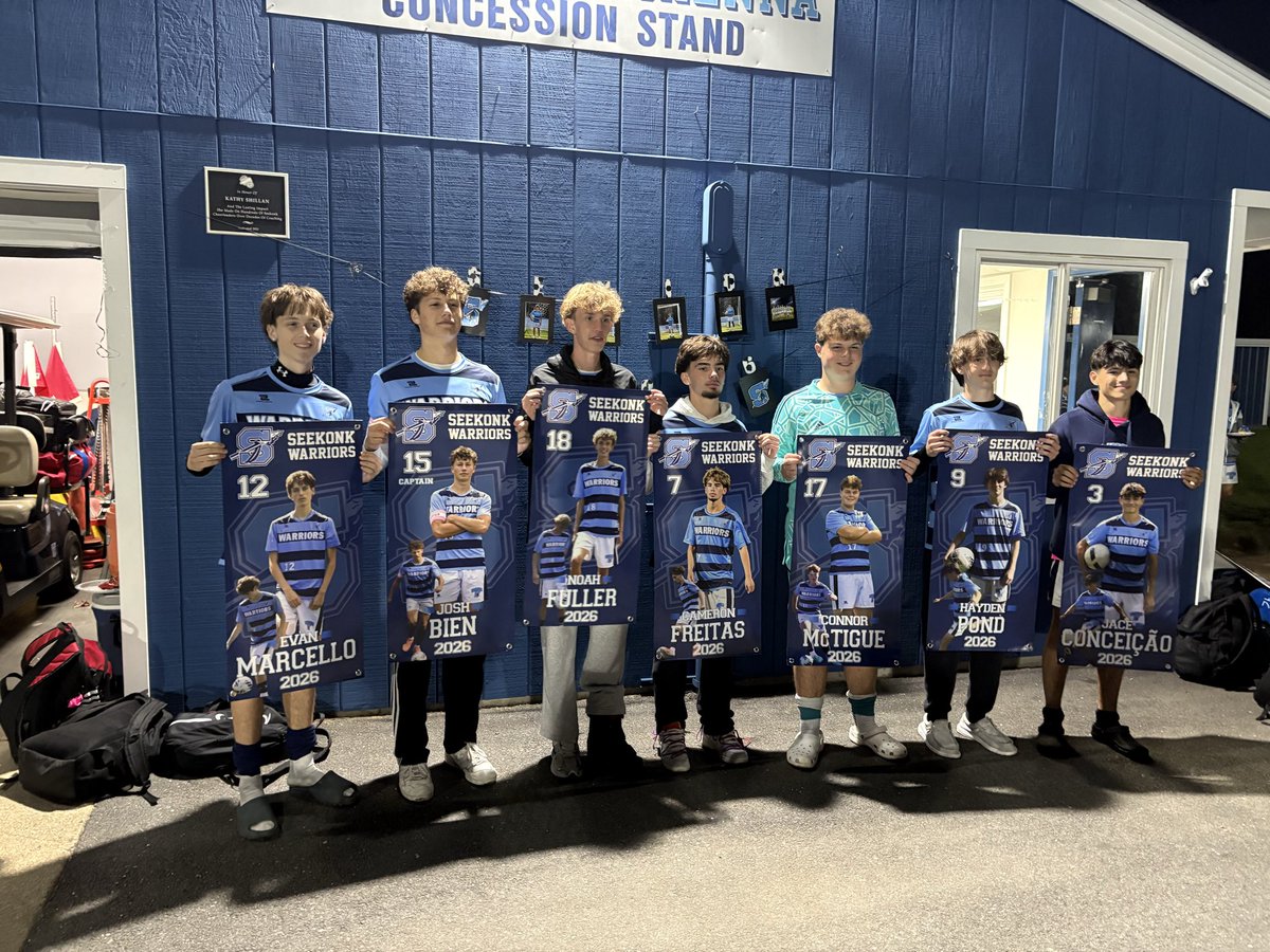 <a href="/SeekonkSoccer/">Seekonk Boys Soccer</a> with a dominating win over Bourne 2-0 tonight for Senior Night. Goals by Franco (pk) and Marcello.