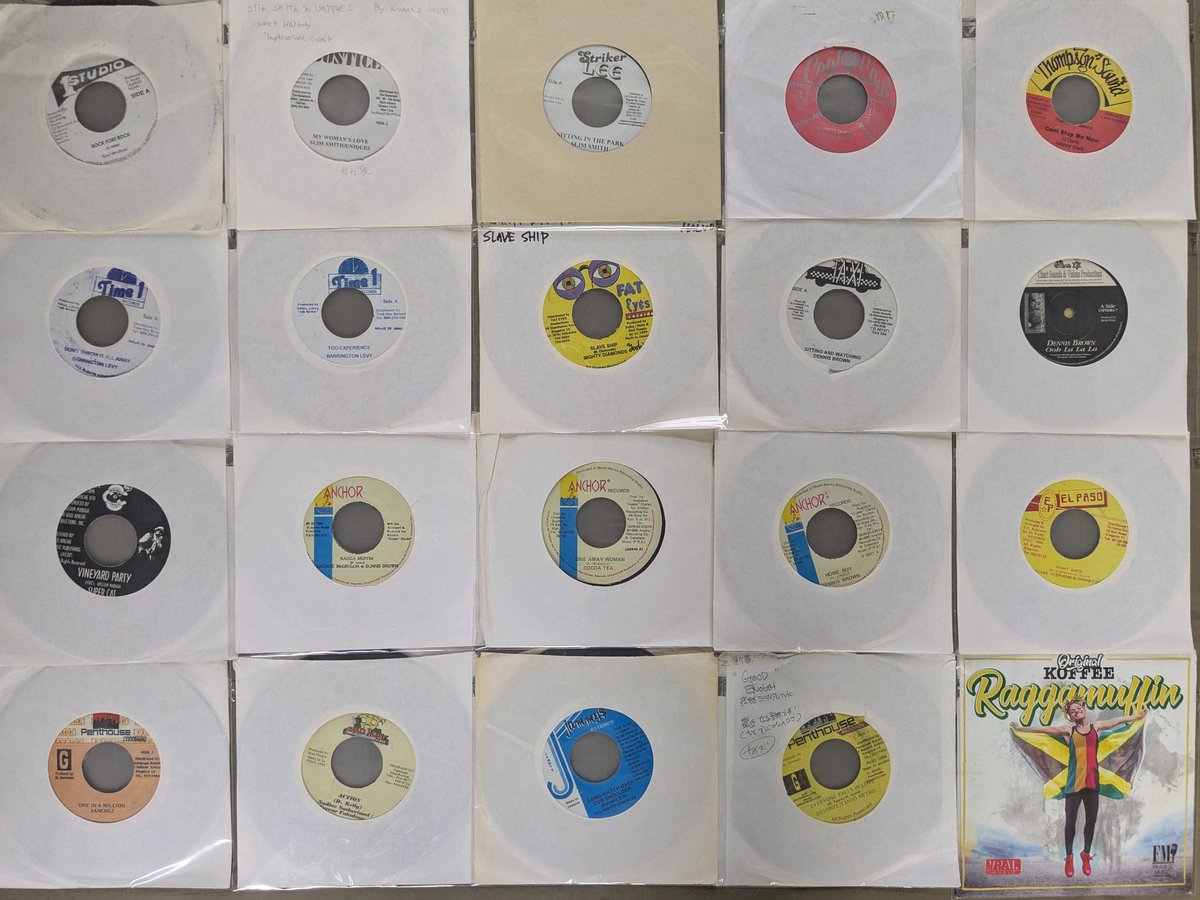 レゲエのEPを約100枚追加済み！🥁 90年代前後のダンスホールを中心に