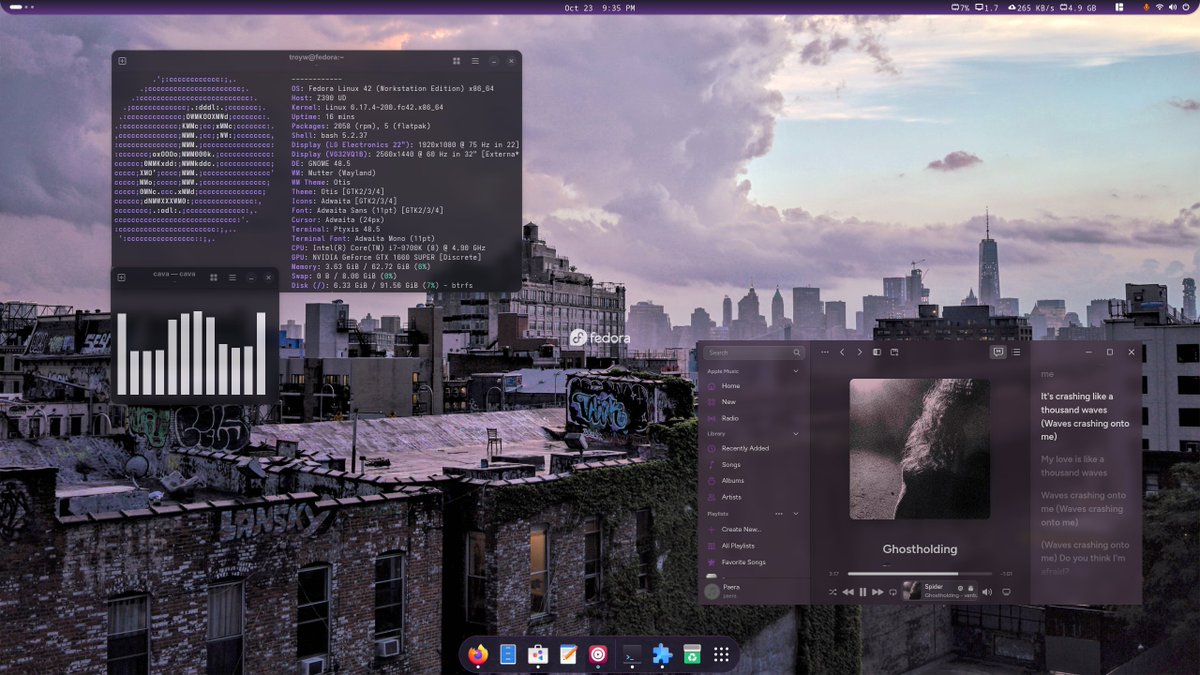 bot_unixporn's tweet image. [GNOME] First Attempt at a Rice
Link: redd.it/1oelvkl

#unixporn #linux #screenshot