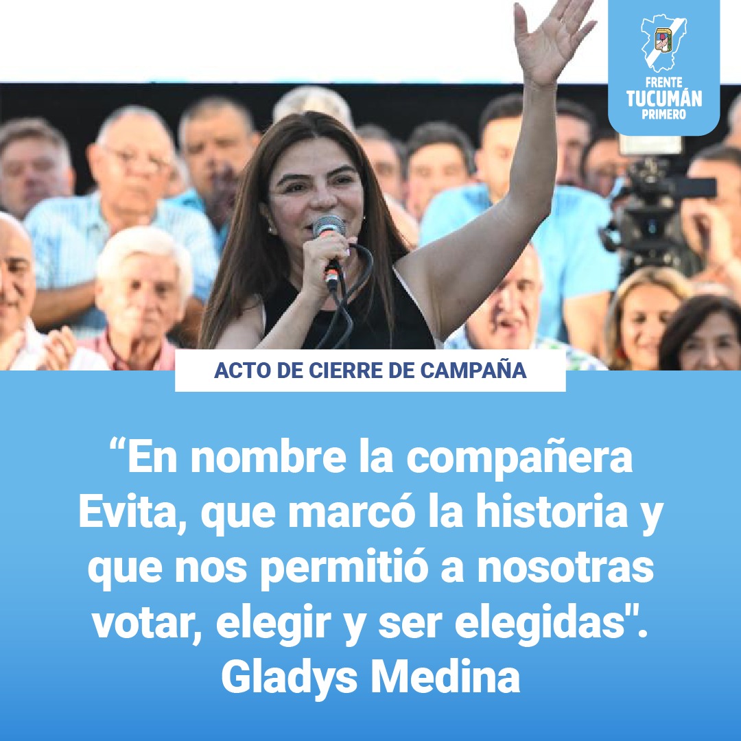Vamos a frenar a Milei! #VotaTucumanPrimero