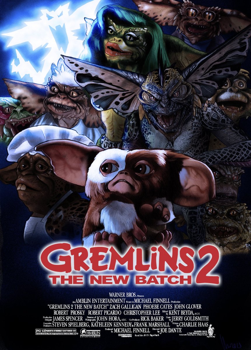 #NowWatching 
My most watched movie as a kid and definitely in my top 5 all time favorites. 

#Gremlins #Halloween2025 #MutantFam #HorrorFam