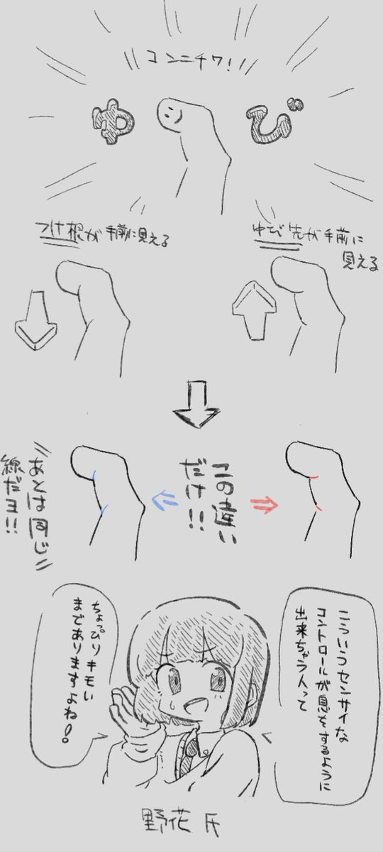 ほんの数ピクセルの線画の違いで絵の印象が大きく変わり兼ねないという話