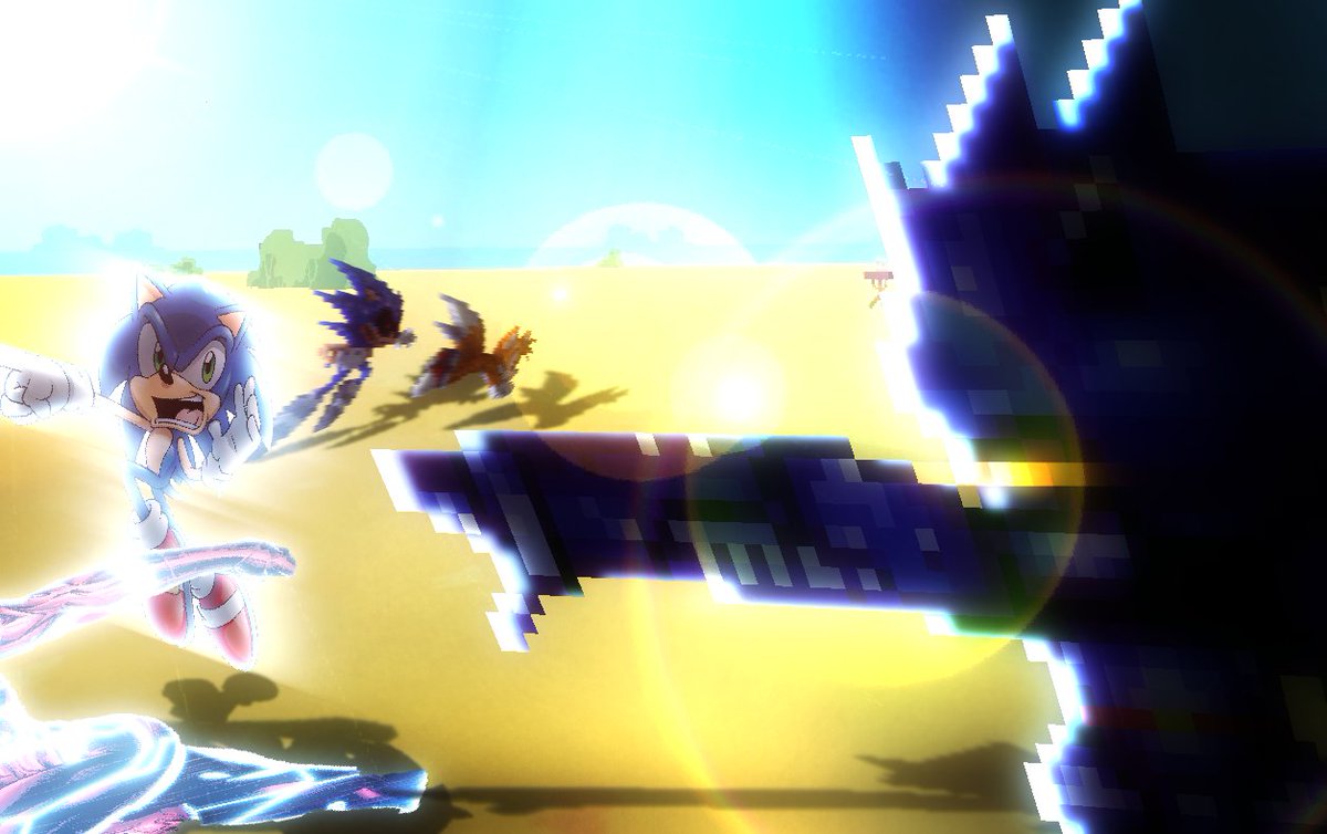 Mecha Sonic . tweet media