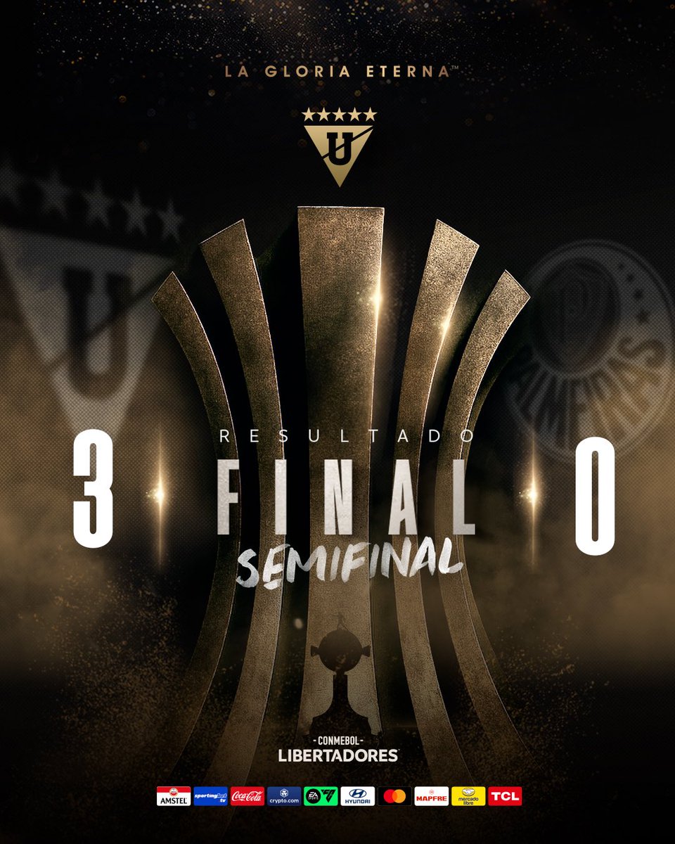 LDU_Oficial's tweet image. ¡Triunfo importantísimo en casa! 💪

🆚 #LIGAPalmeiras 
🏆 Semifinal IDA CONMEBOL #Libertadores