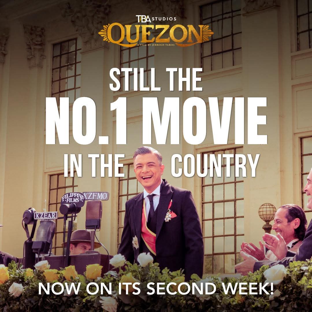 CityMallCinema_'s tweet photo. #QUEZON IS STILL THE NO. 1 MOVIE IN THE COUNTRY! π₯πΏ
Nood na ng QUEZON! Showing in 300 cinemas nationwide! π΅π
#TBAStudios #JerichoRosales #CityMallCinema https://t.co/LMagB7L0O9