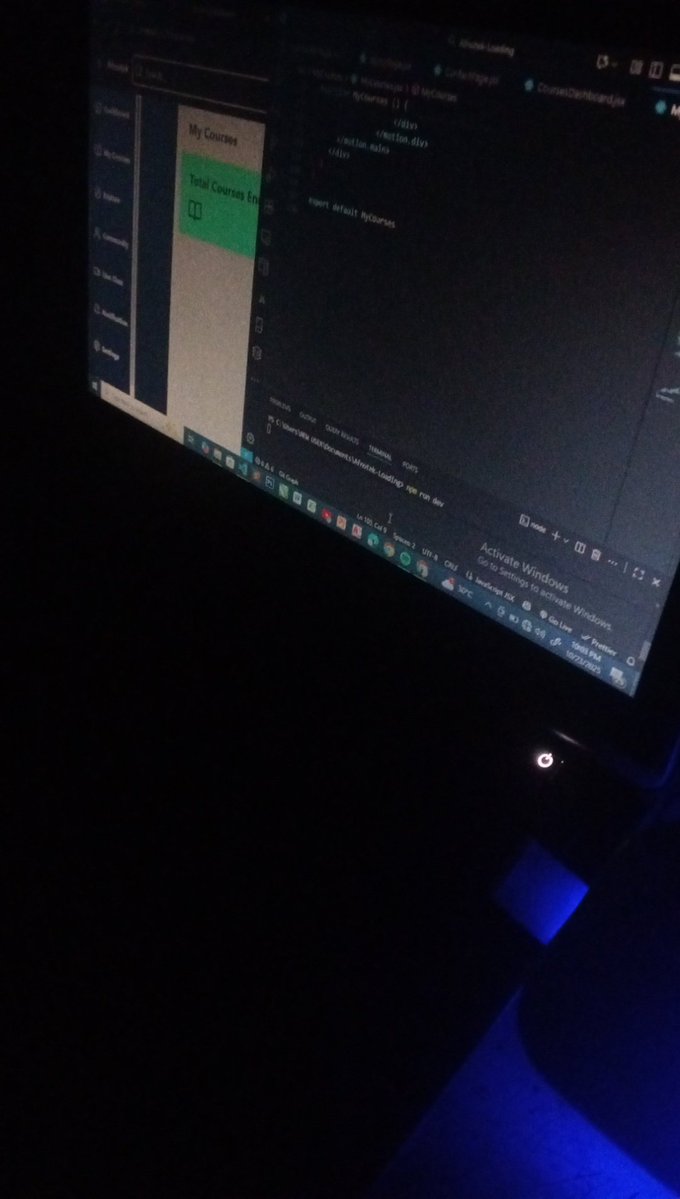treasure_c57970's tweet image. They have done it again 😐 today 😔 nepa why na 😪. 
I will be back soon.
#treasuredevs
#codelife #nightcode #codenight