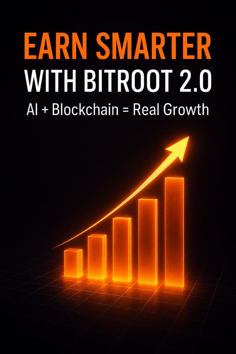 BitrootNetwork's tweet image. 💰 The Smarter Way to Earn is Here!
With Bitroot 2.0, your money doesn’t just sit — it works for you.
AI + Blockchain = Real, Automated, and Consistent Earnings.
🚀 Start today and let your profits grow intelligently!
🌐 bitroot.network
#Bitroot #BTR2