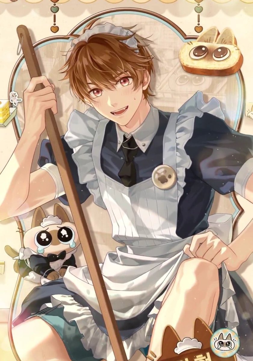 if you told me that we were going to get tears of themis guys in maid dresses back then, i would've raised an eyebrow