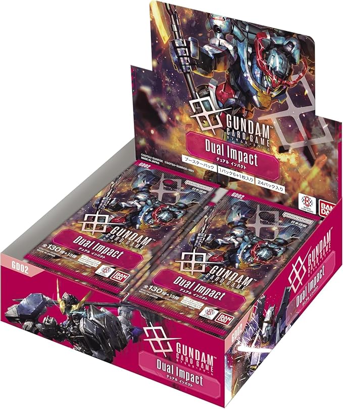 10月25日(土)発売  
ガンダムカードゲーム  
ブースターパック 
「Dual Impact」 
入荷致しました！   
開店朝１０時より販売開始です！  
 #上大岡 #ガンダムカードゲーム