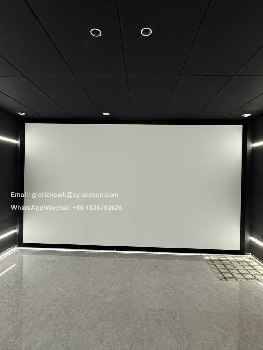 gloria527047704's tweet image. XYscreens fixed frame projector screen woven acoustic transparent Sound Max 4k case show.
Official Website: xyscreen.com
Gloria Kwok
Email: gloriakowk@xy-screen.com/gloriakwok514@gmail.com
WhatsApp/Wechat: +86 18126702626
#projectorscreen #hometheater #audiovisual