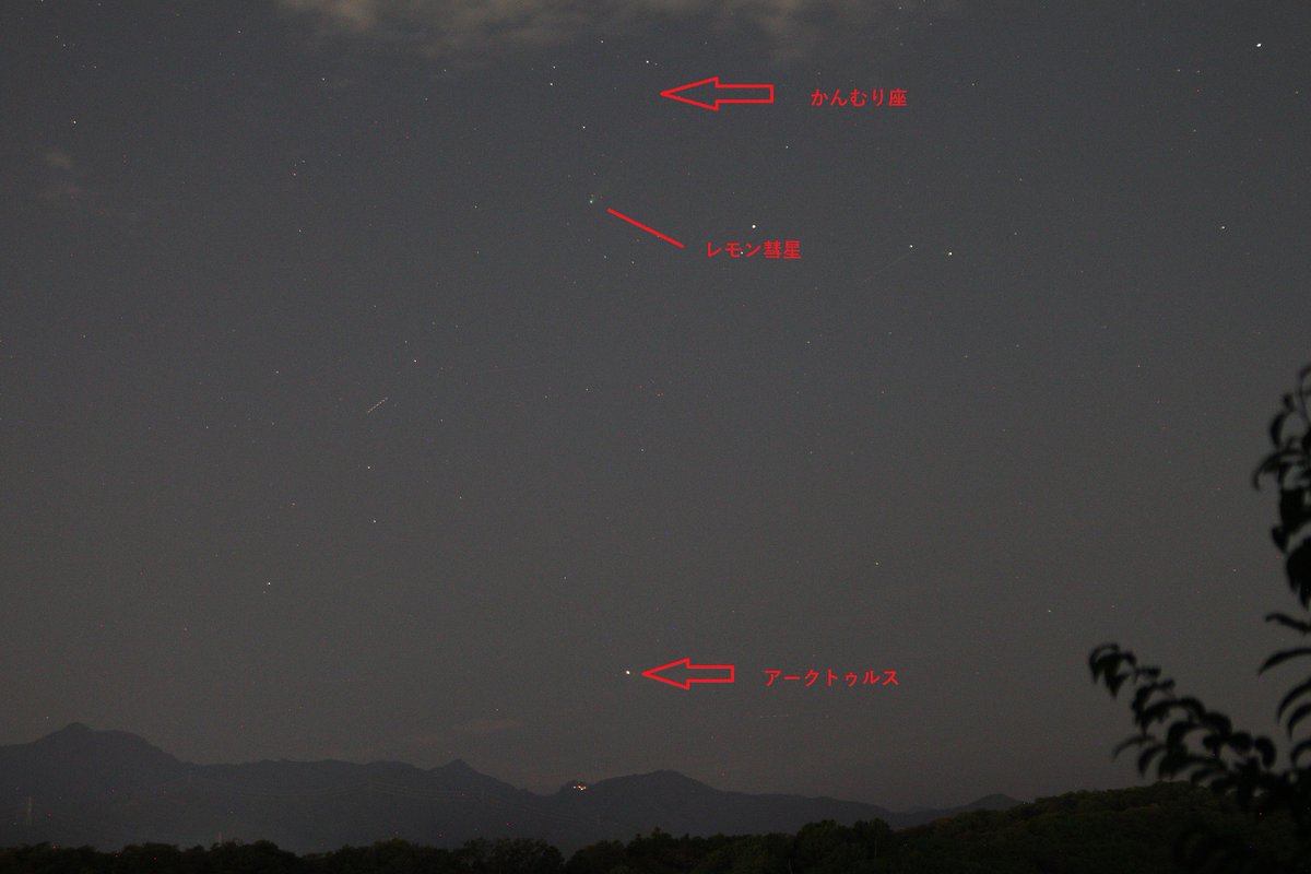 hinode_opt's tweet image. 昨日の夕方（10月24日）、双眼鏡でレモン彗星を観測しました！
5×21-A6や8×42-D1で確認できます。
本日も晴れたらぜひ観測してみてください。 
#レモン彗星 #双眼鏡 #日の出光学