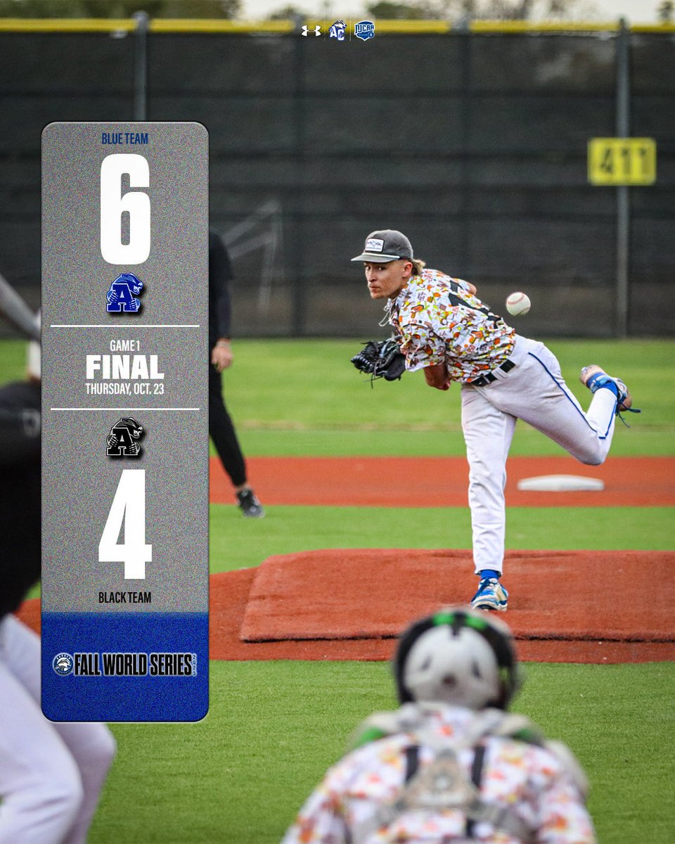 The Blue Team rallied from a 4-0 deficit to take game one of the Badger World Series.

<a href="/EFND_Baseball/">GHS Eagle Baseball</a> alum <a href="/davidfluitt12/">David Fluitt</a> earned Game 1 MVP honors with 5 K’s 0 BB 0 ER in the final 3 2/3 innings.

<a href="/ThePHSBaseball/">Prosper HS Baseball</a> product <a href="/aiden_white22/">Aiden White</a> tallied 9 K’s and 0 BB in 4 innings.