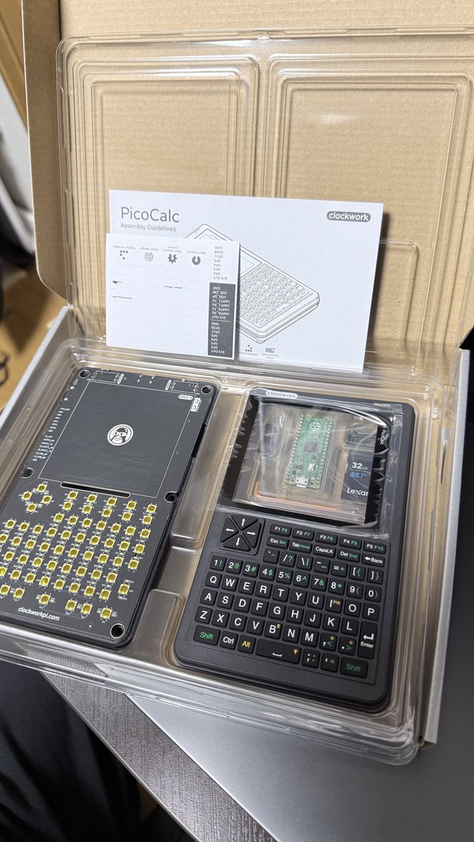 z_zabaglione's tweet image. my new gear...

高級電卓(違

#PicoCalc