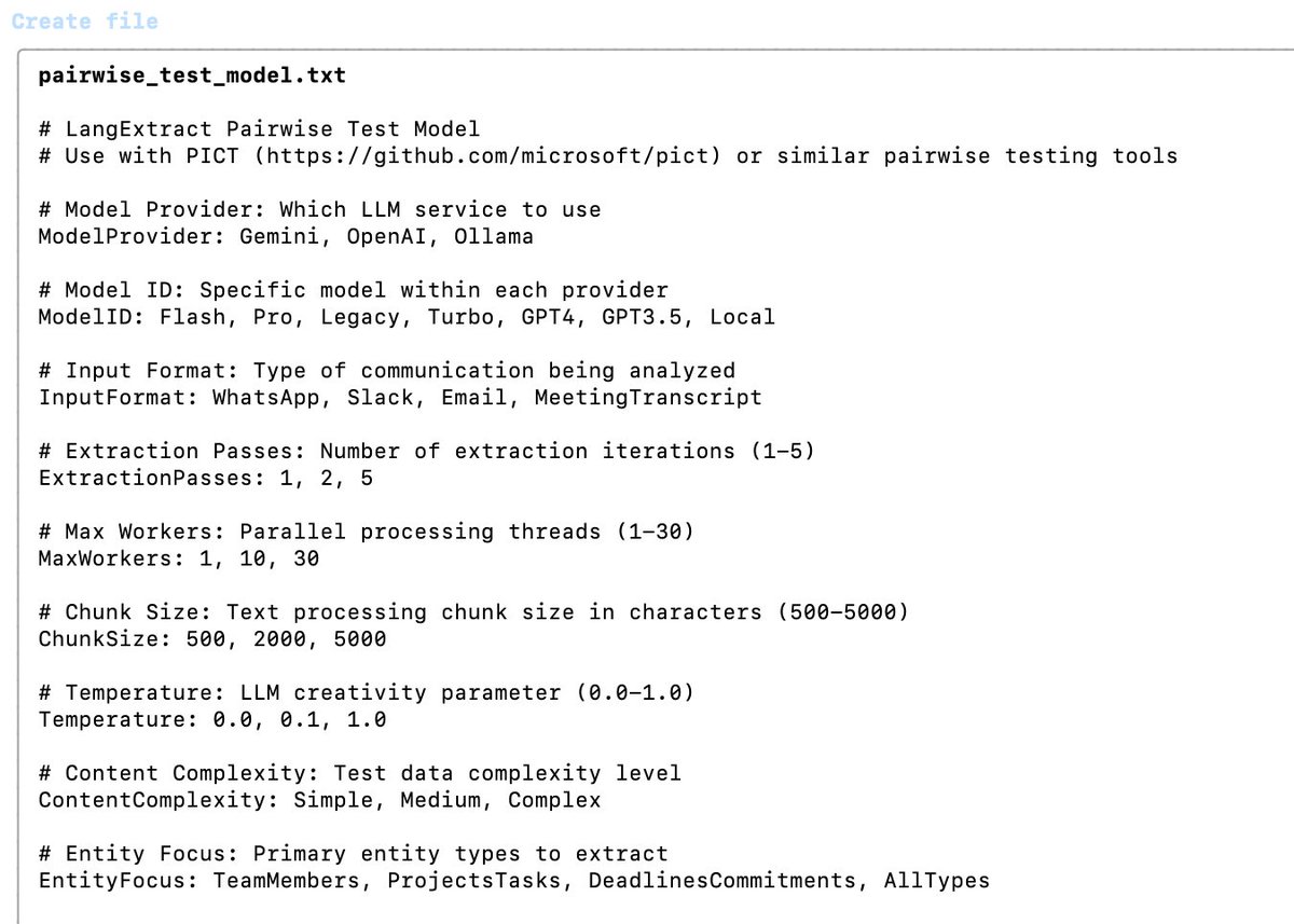 omkamal's tweet image. Too many test combinations? 🧪
This guide shows how to use pypict-claude-skill  #claudeskill to reduce tests-cases to pairwise test cases using AI  ✅
All with full pairwise coverage.
Link:
github.com/omkamal/pypict…
 
#QA #Testing #ClaudeAI #pypict