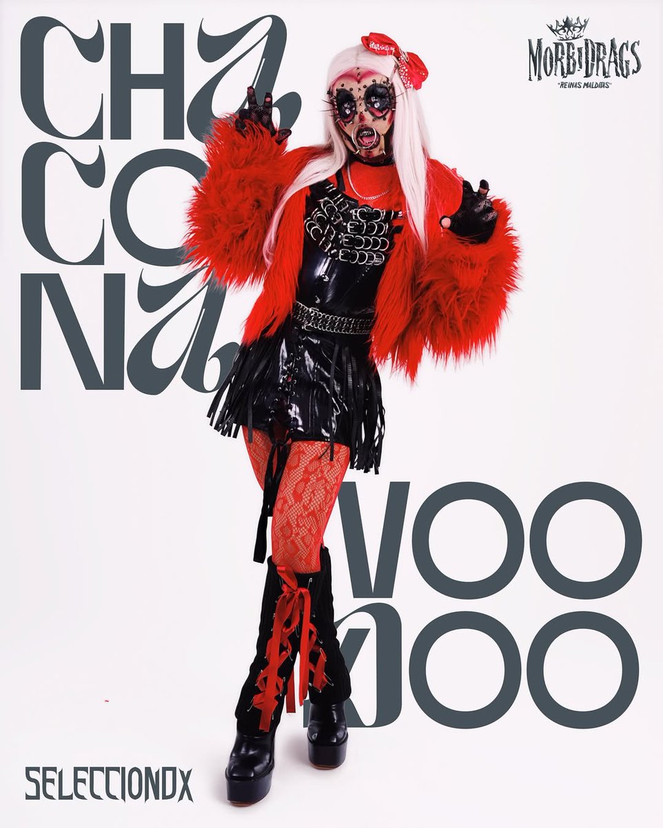 DragsNoti's tweet photo. Chacona Voodoo entra a la temporada 2 de @MORBIDRAGSRM
#Morbidrags #AlternativeDrag https://t.co/t2JLOT7Y9y