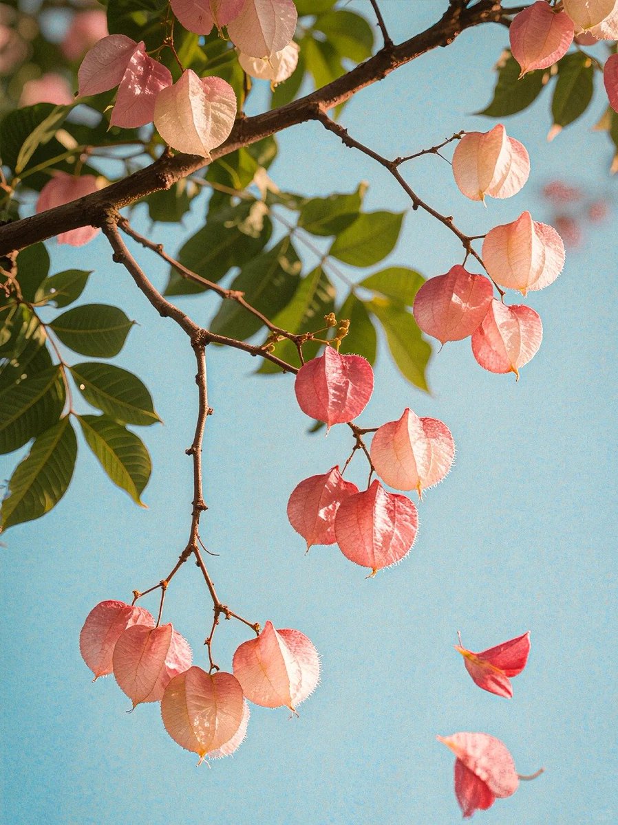 🌸 These little pink lanterns just popped up to brighten the sky! Nature’s aesthetic game is always on point. 
#FloralFinds #PinkVibesOnly #NatureIsArt #Autumn