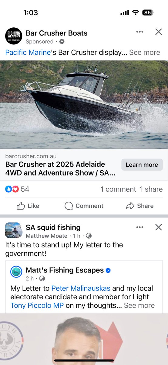 These both popped up together on my feed. Wonder if this dipshit will go to the boat show and speak to every day people, the ones he represents , rather than a staged press conference.