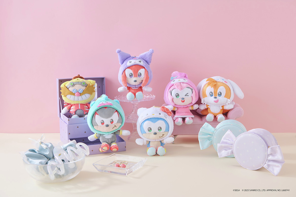 SONIC & FRIENDS Sanrio characters』ぬいぐるみ＆マスコット 10月31日