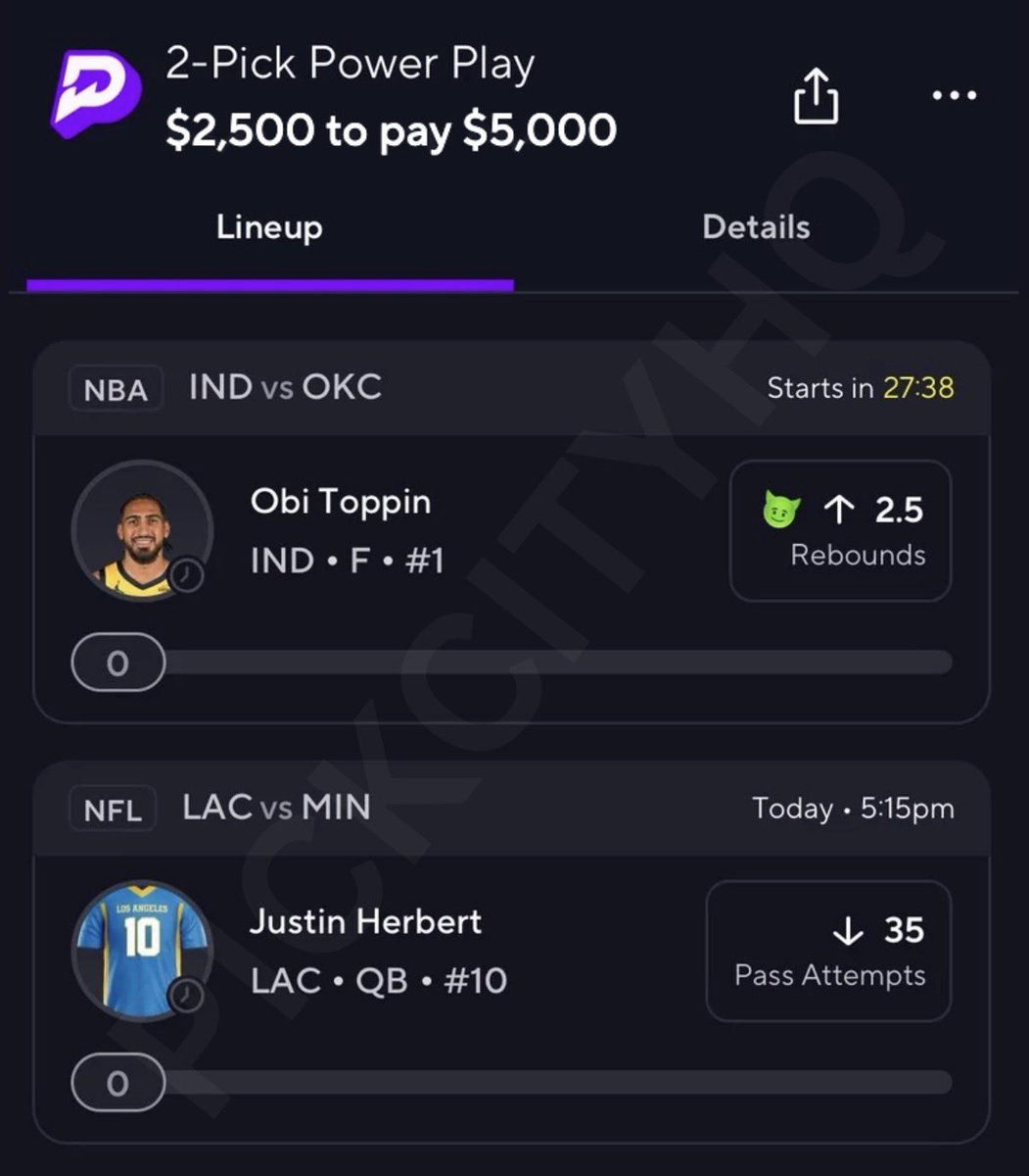 PickCityHQ's tweet image. $1,000 to 1 person after this cashes out! 😎

Rules:
❤️ Like
♻️ Retweet
💬 Comment
😈 Follow

28-8 run after this cashes. Legendary. 💰