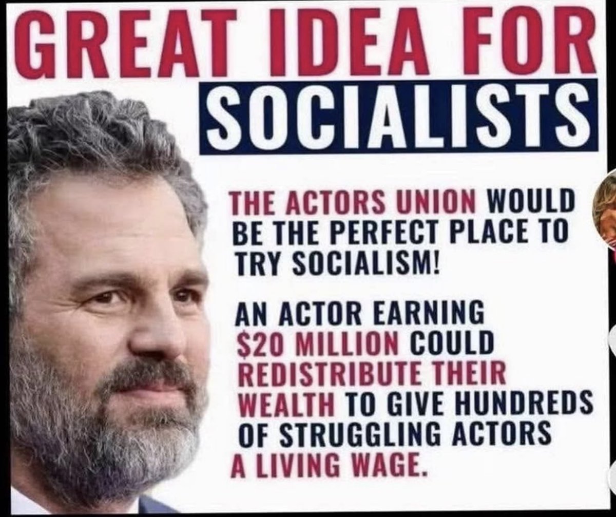 dbgolfnut's tweet image. ⁦@MarkRuffalo⁩ ok Mr Socialism. You good with this?  Doubt it.