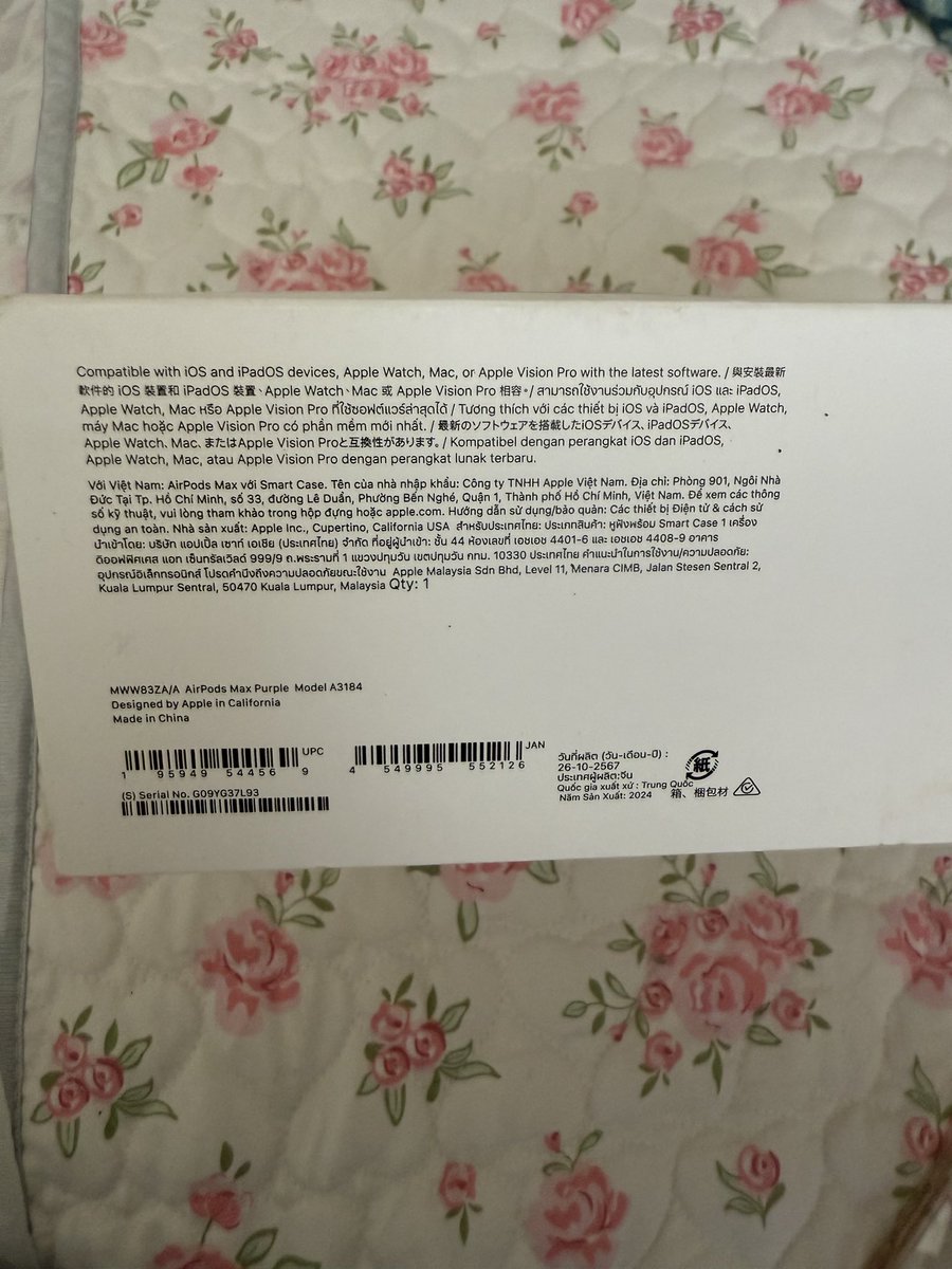 jb_saco's tweet photo. Apple AirPods Max (Original) 🎧
25,000.00
Bought brand new for ₱39,000 at Power Mac Center, Mall of Asia
✅ With complete box
✅ Receipt misplaced during cleaning
✅ Excellent condition, no issues
✅ Reason for selling: need to upgrade to higher specs
📍 Tagbilaran City https://t.co/GNea60x3cJ