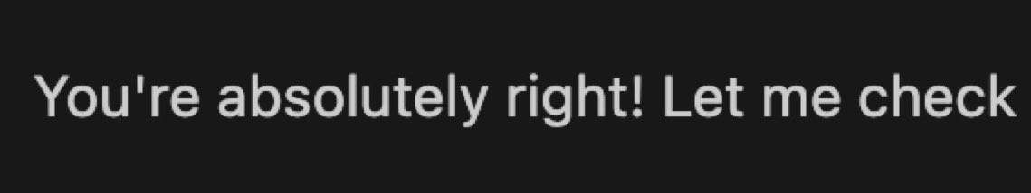 SublimeCoderX's tweet image. Does anyone else feel the urge to get a "You're absolutely right!" sticker for your laptop?
who has it?