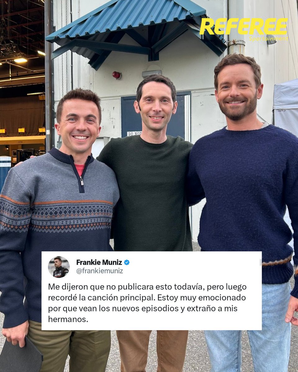 Frankie Muniz está listo para el regreso de Malcolm in the Middle 🤩📺