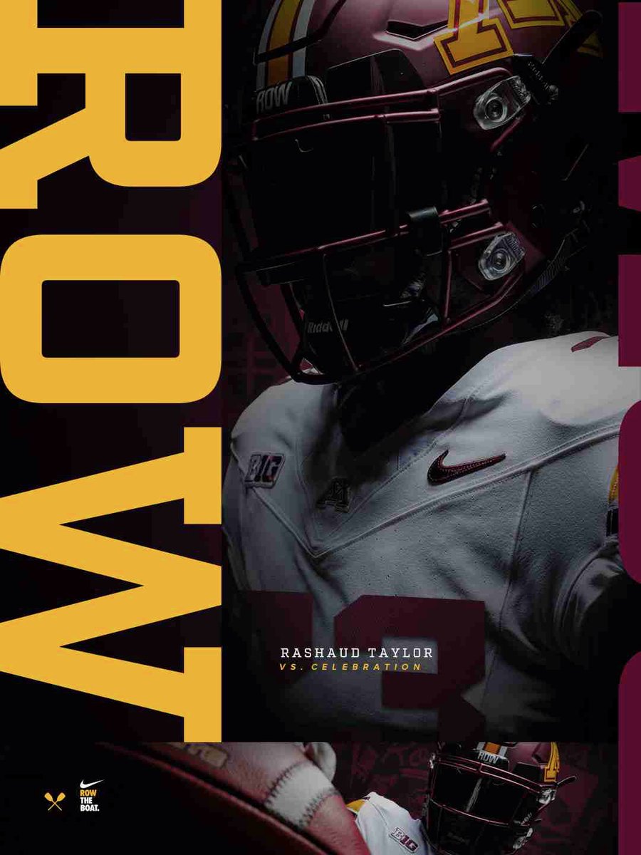 Minnesota showed love with graphic for Week 10 vs. Celebration.
Ray won’t be laced up for this one, but the traction’s real and the mindset stays sharp.
#RecruitTheRightWay #HiddenGem #RootsToRevenue #c/o27
<a href="/RashaudTaylor/">Rashaud (Ray) Taylor</a> <a href="/GopherFootball/">Minnesota Football</a>
