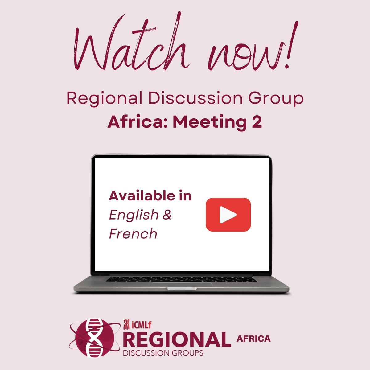 Thank you to everyone who joined our recent Regional Discussion Group for Africa. If you weren’t able to attend, or want to revisit the insights, you can now watch the full session online.

Available in both English and French.

Watch the recordings here: buff.ly/yZdJdJ1