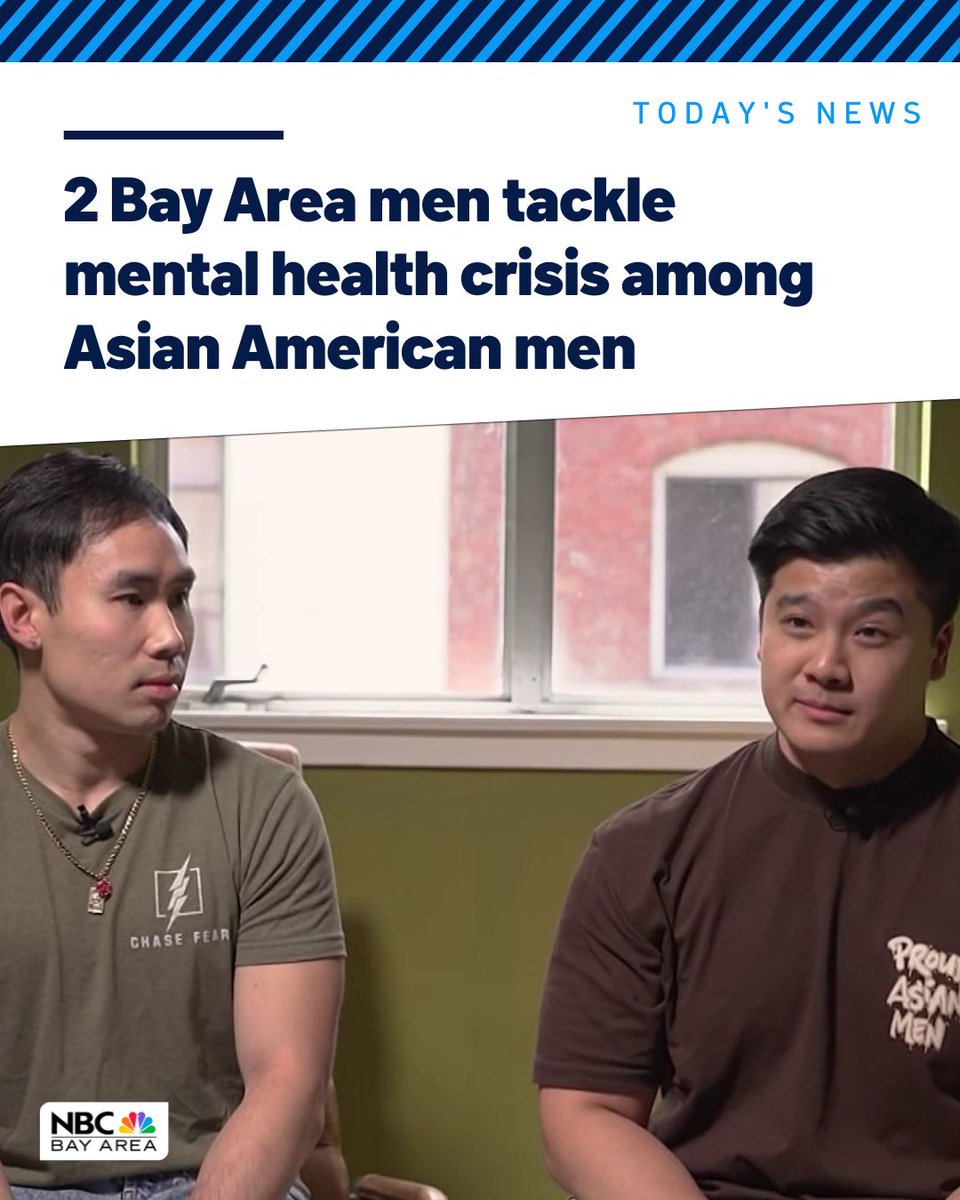 nbcbayarea's tweet image. Two Bay Area men are tackling what some say is a silent but growing crisis: mental health connected to Asian American men.
nbcbay.com/cl06uOb