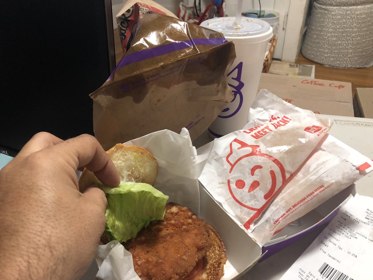 write2diaz's tweet photo. @JackBox hey Jack. Went to my fav JITB place 2 nights ago &amp; what an unfortunate situation when I got home. Wrong, cold, leaking of grease; threw it away. Completed survey about it; thought I hear from you. Nada. 
A waste time and $. 🫤 😢 https://t.co/ykuTpZgvfK
