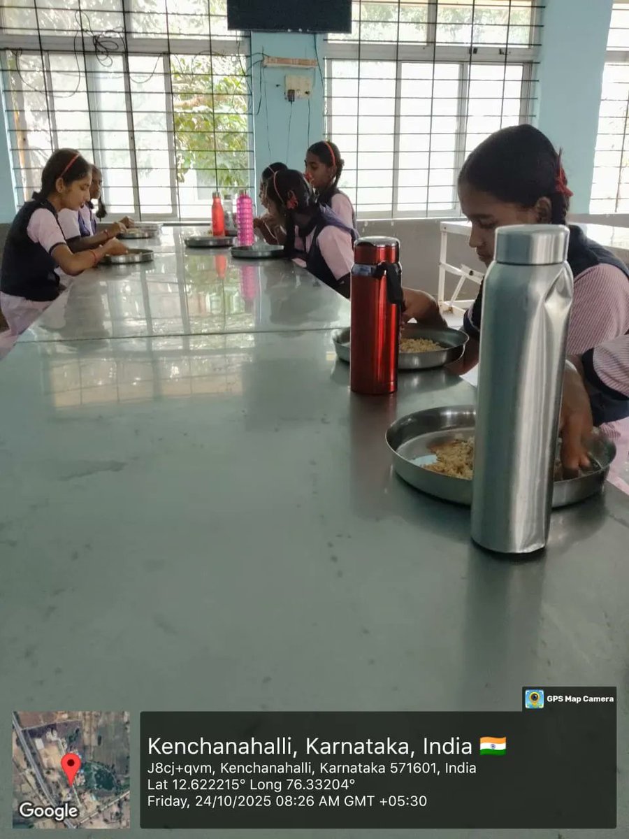 Breakfast #SocialAudit_SWDMeals #SocialWelfare_Karnataka