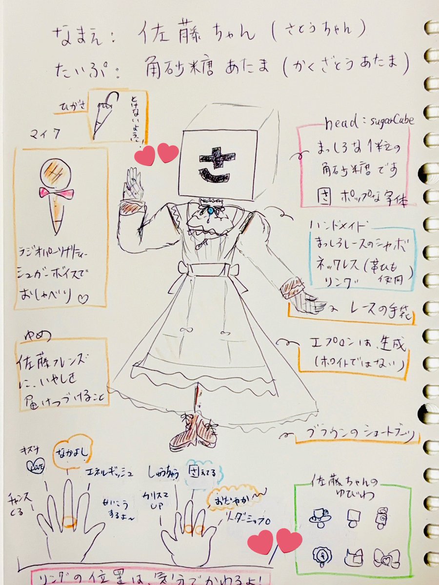 佐藤ちゃんまっぷ

かくざとうのあたまをさわられれるとびっくりしちゃうよ▫️
おしゃべりだいすき🎤
あくしゅと🍮がすき🤝
いどうちゅうは、社会人さんとおててをつなぐよ👓▫️
まいごになってたときは、こえをかけてたすけてほしい👶

ファンアートやフォトあっぷしてね
#佐藤ちゃんだいすき
#異形頭