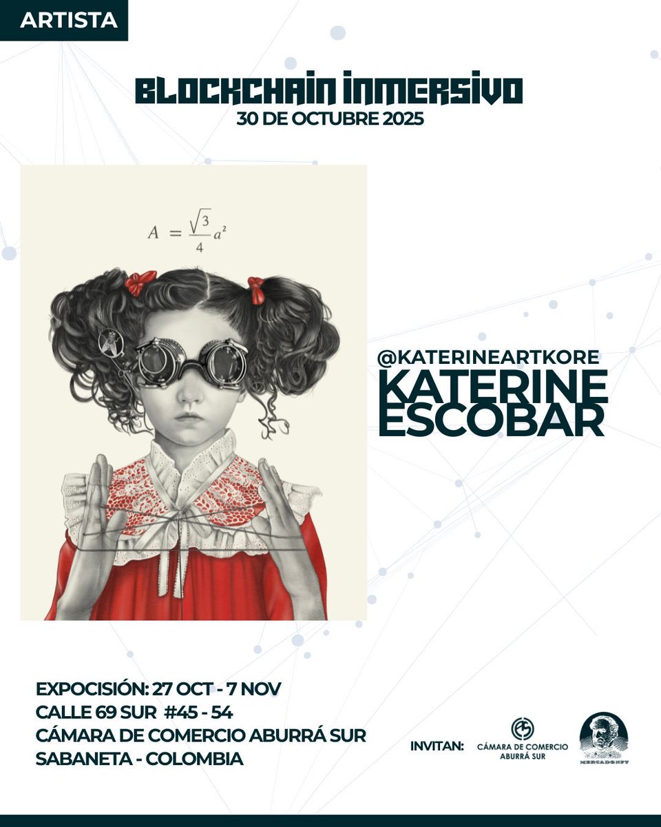 Damos la bienvenida a <a href="/KaterineArt/">Katerine Escobar</a> Su arte es un viaje surrealista y conceptual que confronta la naturaleza y lo artificial, el pasado y el presente. Katerine traslada su maestría del grafito orgánico a lo digital, creando obras que son un profundo reflejo de la historia de la