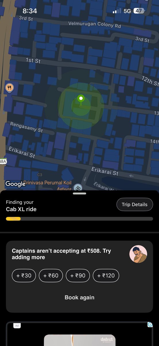 ApacheAravind's tweet image. Bribe becomes so common here! They can openly asking in the Ride hailing apps #Bribe #India