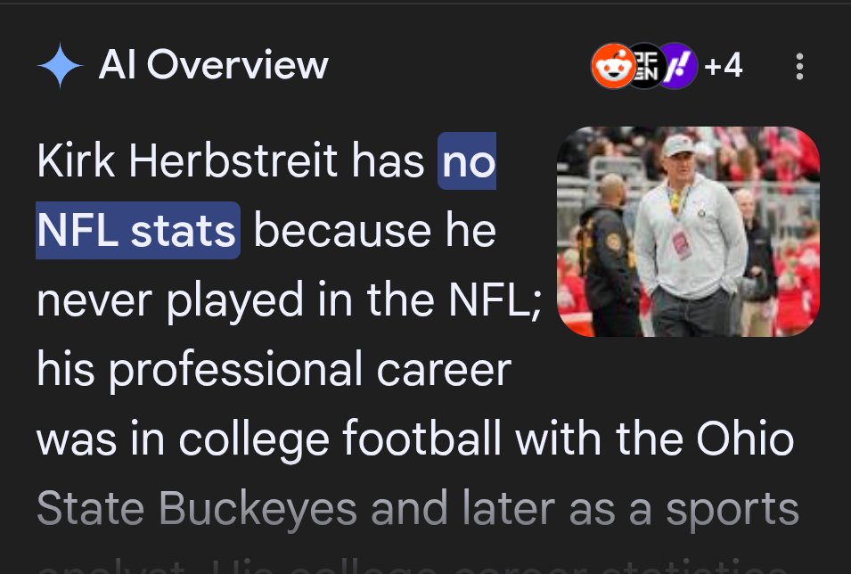 I80SportsBlog's tweet image. .@KirkHerbstreit flaming Carson Wentz???

How many NFL games did Kirk start???