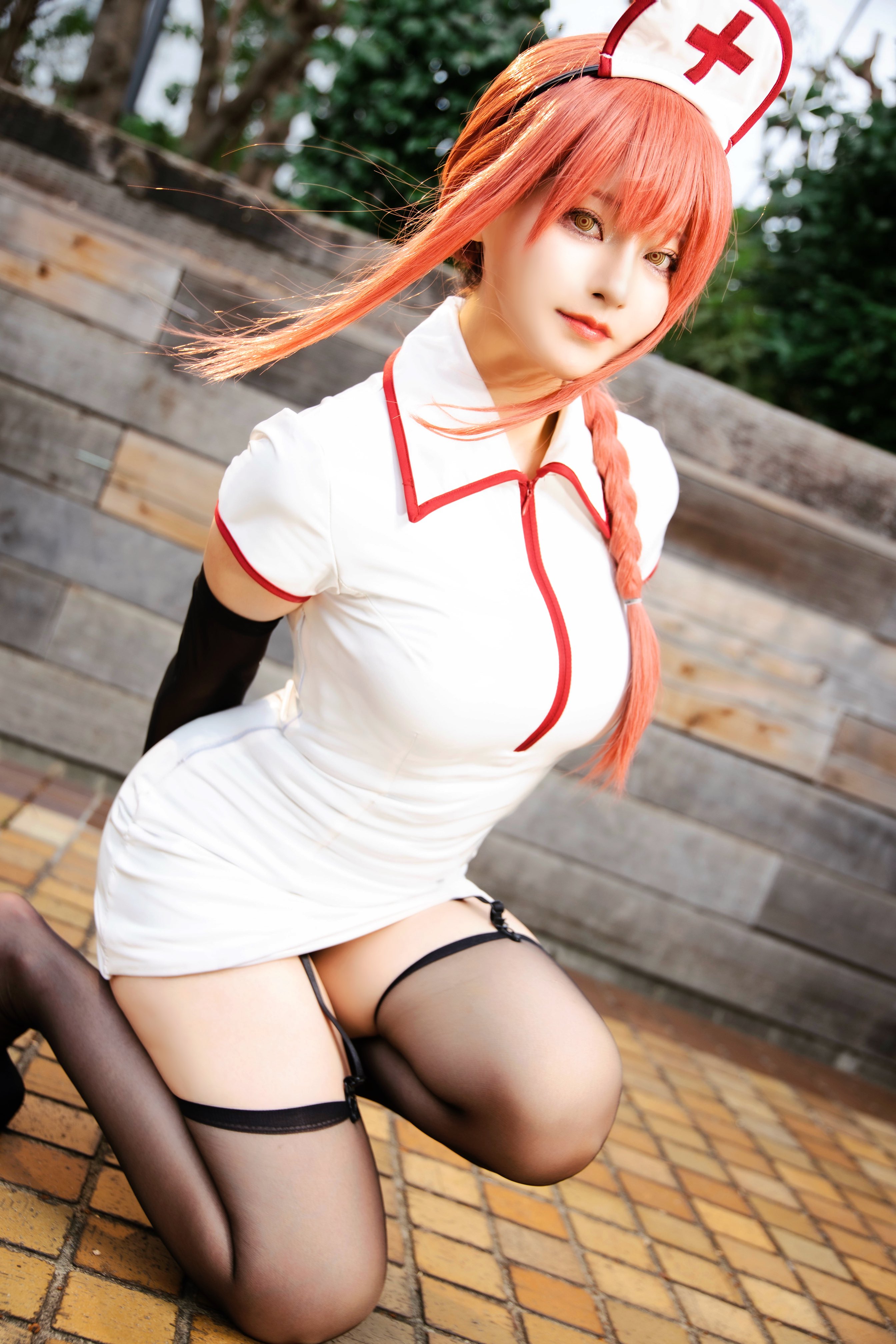 cosplay makima chainsaw man hot nurse