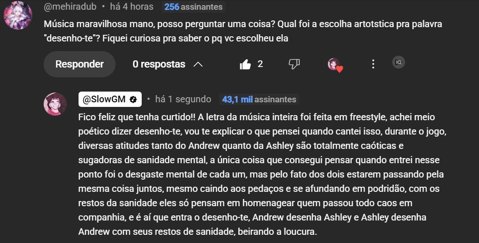 Achei interessante esse comentário então resolvi postar aq