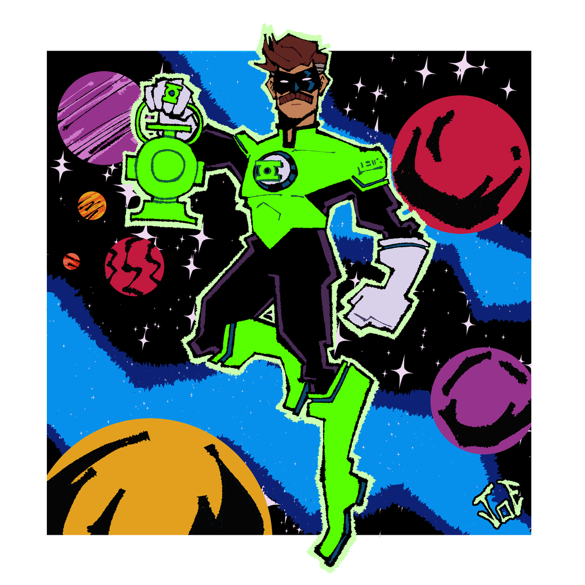 JOEMANDIAS's tweet image. HAL JORDAN 
•
•
❤️ + 🔄 + 💬
•
•
#dc #dccomics #greenlantern #lanterns #haljordan