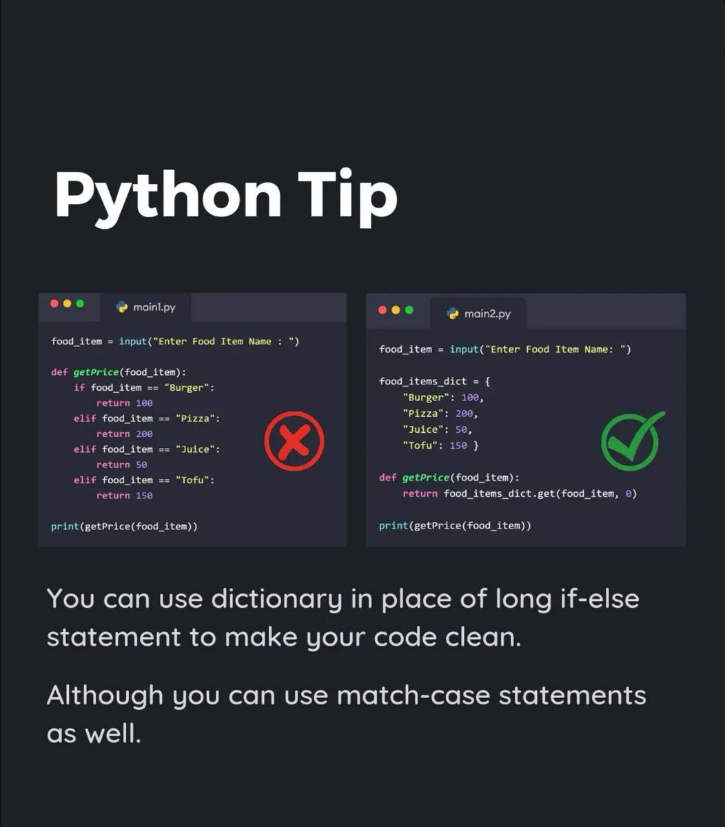 Python_Dv's tweet image. Python Tip