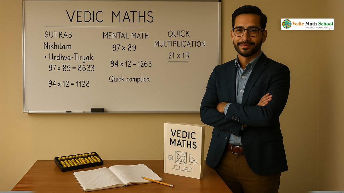 vedicmathschool's tweet image. What makes Vedic Maths so unique?

One sutra, many uses (like Nikhilam for subtraction, multiplication, &amp;amp; more)

Simplicity—less steps, faster answers 🧠⚡

See all 10 amazing features 👉  

#VedicMath #MentalMath #MathTricks #S vedicmathschool.org/10-features-ve…